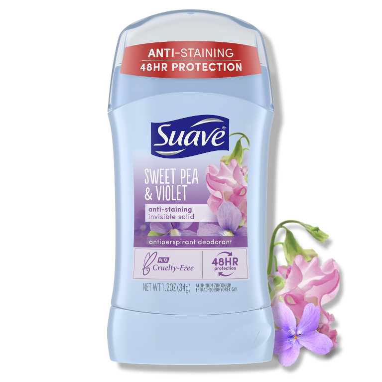 
                  
                    Sweet Pea & Violet Invisible Solid Antiperspirant Deodorant Stick
                  
                