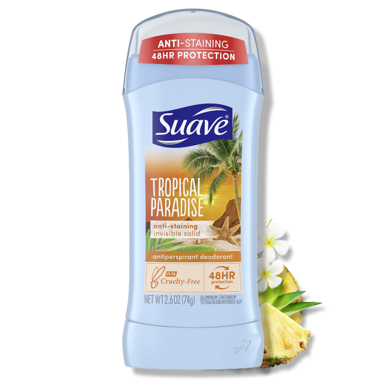 Tropical Paradise Invisible Solid Antiperspirant Deodorant Stick